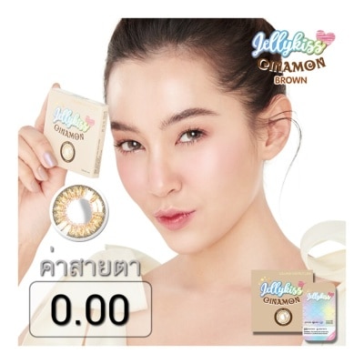 Jelly Kiss Jelly Kiss  Cinamon Brown Contact Lens Monthly Power 0.00  (2 pieces)