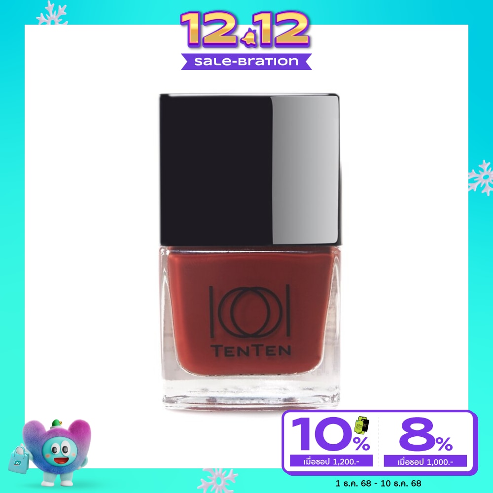 เท็นเท็น น้ำยาทาเล็บ 12มล. TTW25 สีแดง