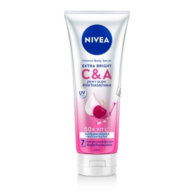 Nivea Nivea Vitamin Body Serum Extra Bright CA 170 Ml. ผิวดูใส โกลว์ สม่ำเสมอ