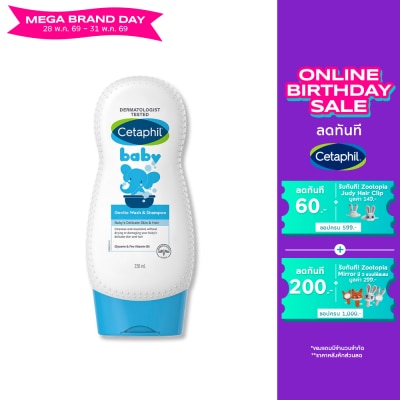 Cetaphil - Cetaphil Baby Gentle Wash  Shampoo 230 Ml