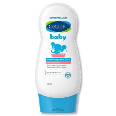 Cetaphil เซตาฟิล เบบี้ มอยซ์เจอไรซิ่ง บาธวอช 230 มล.