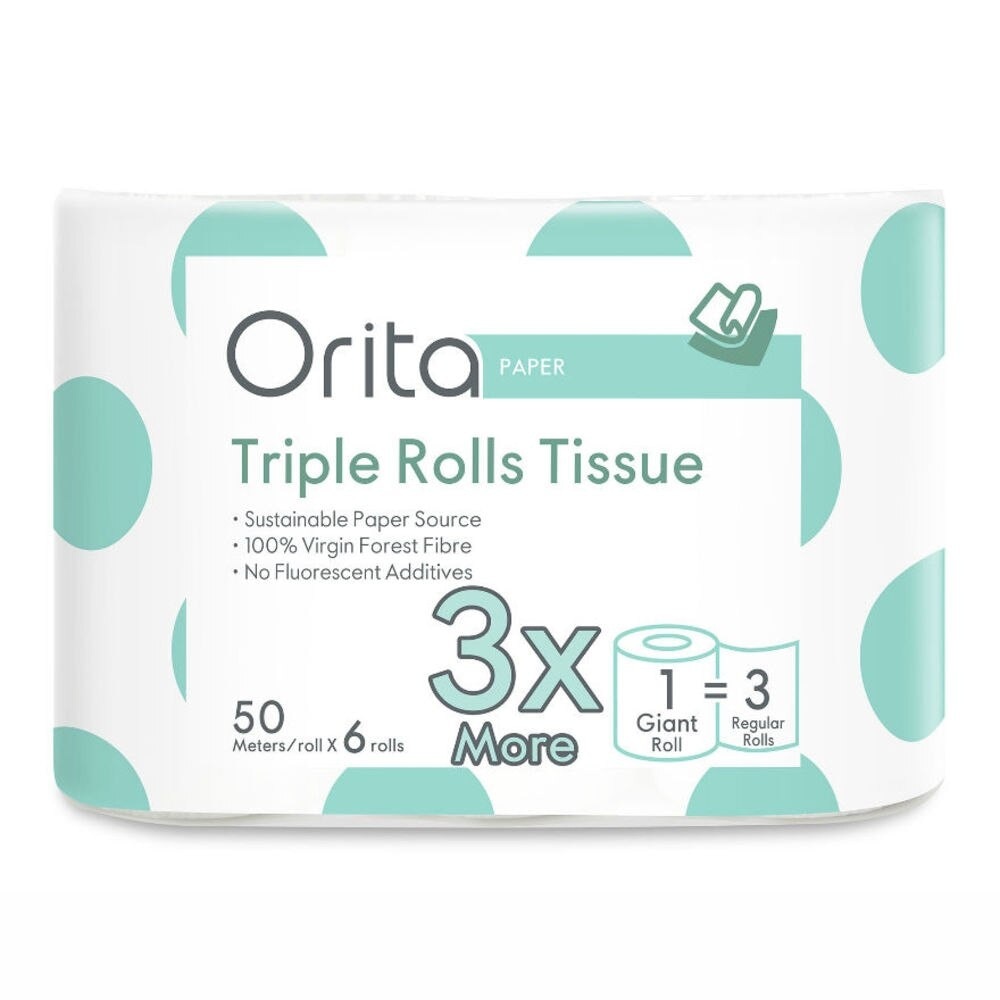 Orita Triple Rolls Tissue 50meters.