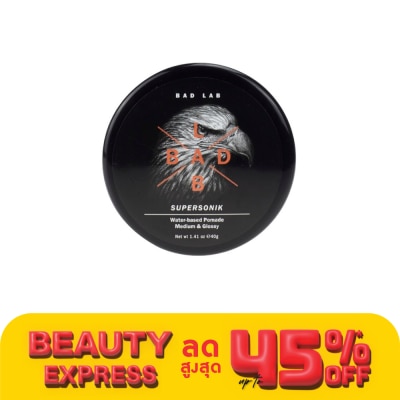 Bad Lab แบด แล็บ ซุปเปอร์โซนิค โพเมดแต่งผมสูตรน้ำ 40 กรัม