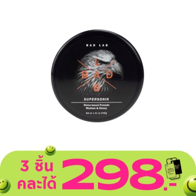 Bad Lab - แบด แล็บ ซุปเปอร์โซนิค โพเมดแต่งผมสูตรน้ำ 40 กรัม