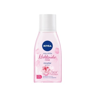 Nivea นีเวีย โรซี่ ไวท์ ฮอกไกโด โรส ไมเซล่า วอเตอร์ 125 มล. คลีนซิ่งเช็ดเครื่องสำอาง