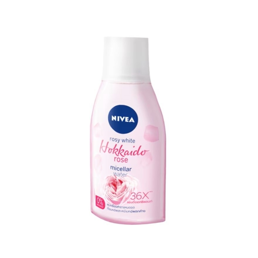 Nivea Rosy White Hokkaido Rose Micellar Water 125 Ml. คลีนซิ่งเช็ดเครื่องสำอาง