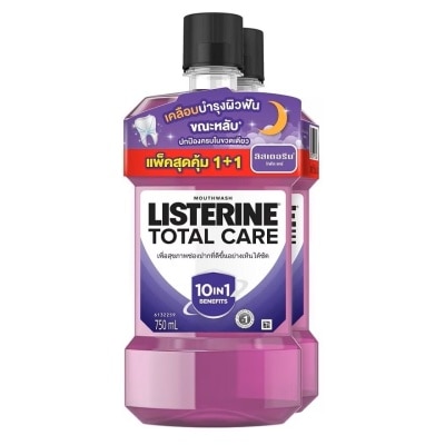 Listerine ลิสเตอรีน น้ำยาบ้วนปาก โทเทิล แคร์ 750 มล. แพ็กคู่
