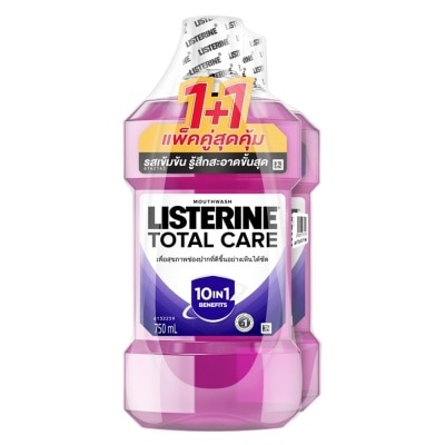 Listerine - ลิสเตอรีน น้ำยาบ้วนปาก โทเทิล แคร์ 750 มล. แพ็กคู่