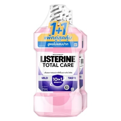 Listerine - Listerine Mouthwash Total Care Zero Alcohol 750 Ml.Twin Pack