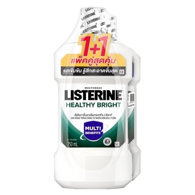 Listerine - Listerine Mouthwash Healthy Bright 750 Ml. Twin Pack