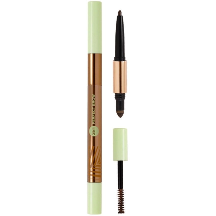 Ustar UZ Vegan 3In1 Perfect Brow 1.68g. Dark Brown