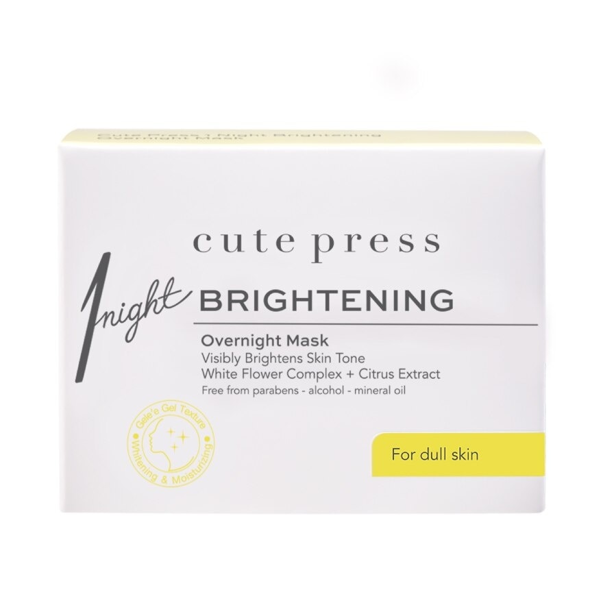 Cute Press 1 Night Brightening Overnight Mask 50g