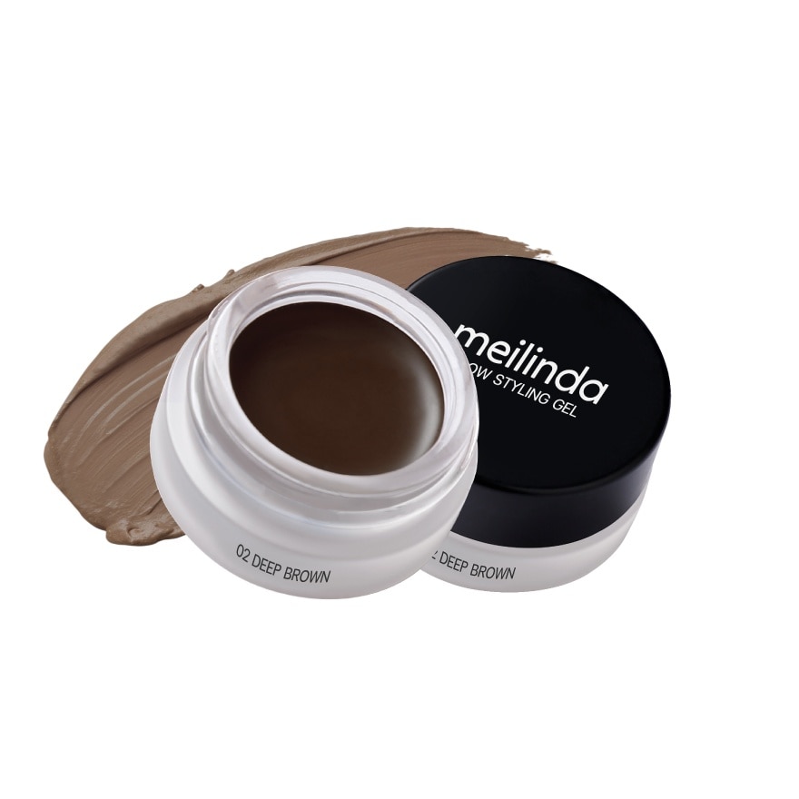 Meilinda Brow Styling Gel 3g. 02 Deep Brown image