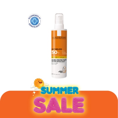 Laroche-Posay - ลาโรช-โพเซย์ แอนเทลิโอส อินวิซิเบิ้ล สเปรย์ เอสพีเอฟ 50+ 200 มล.