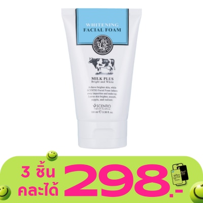 Scentio - เซนทิโอ มิลล์ พลัส ไวท์เทนนิ่ง เฟเชียล โฟม 100 มล.