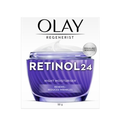 Olay โอเลย์ รีเจนเนอรีส เรตินอล24 ไนท์ มอยส์เจอร์ไรเซอร์ 50 กรัม