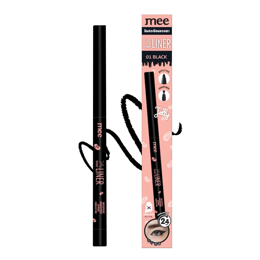 Mee #Mee Jelly InnerLiner 01Black+Lip liner