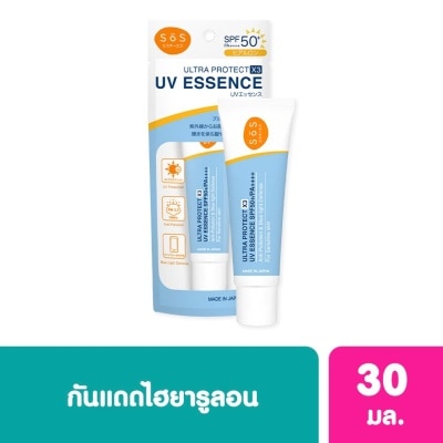 SoS กันแดด SOS เอะสึ โอ เอะสึ กันแดด อัลตรา โพรเทค เอกซ์ทรี ยูวี เอสเซนส์ SPF50 PA 30มล.