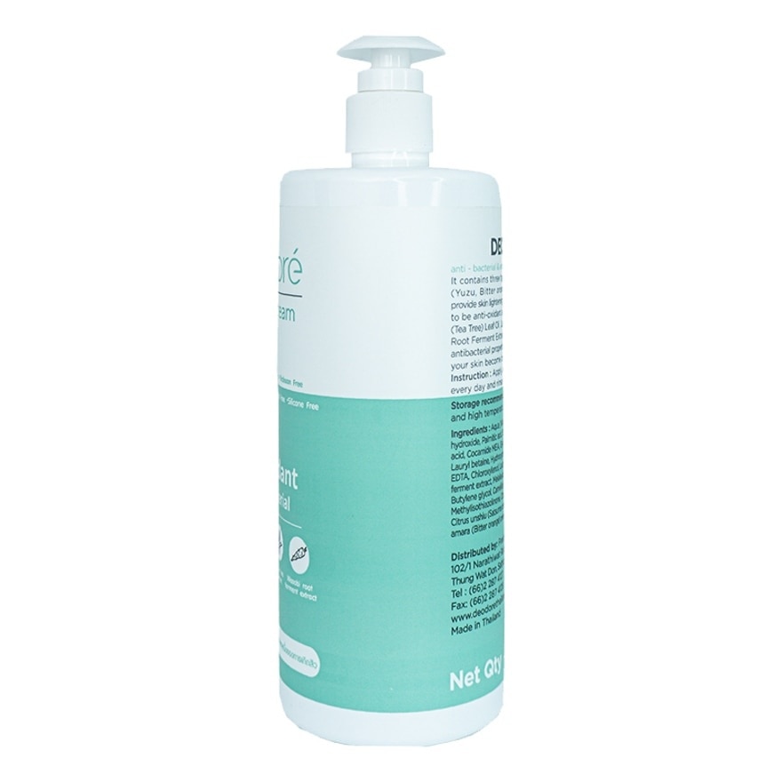 Deodore Shower Cream Anti-Bacterial  Anti-Oxidant 400 Ml.