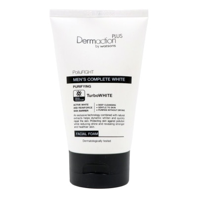 Dermaction Plus by Watsons Dermaction Plus by Watsons Men's Complete White Facial Foam 100ml.