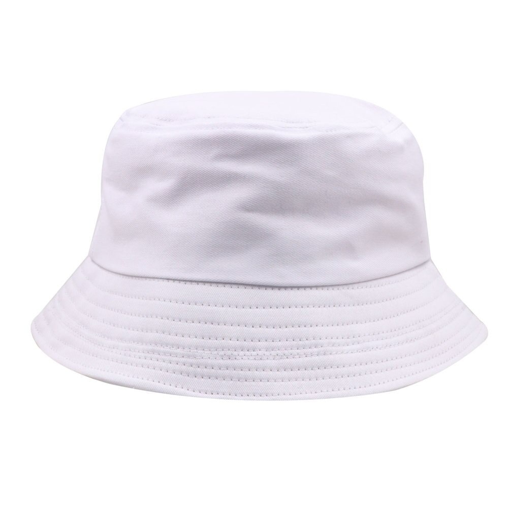 Bucket Hat in White Color with Removable Transparent shield 1s. (Free-size)