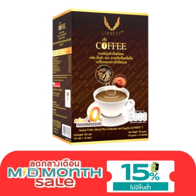 Donutt Livnest Coffee Mixed CordyLingzhi 10Sac image