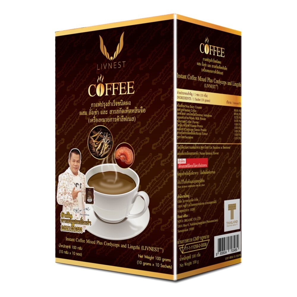 Instant coffee Mixed Plus cordyceps and Lingzhi (LIVNESTTM)