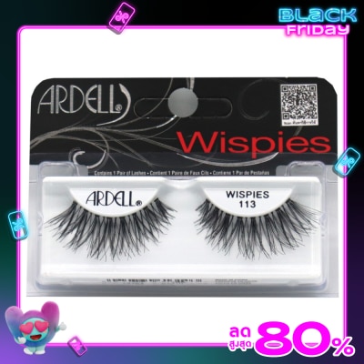 Ardell อาเดล วิสพีส์ แลช 113 แบล็ค 1คู่