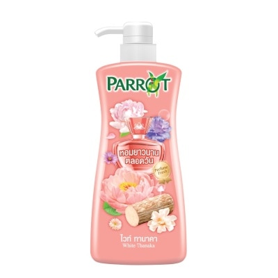 Parrot Parrot Shower Cream White Thanaka 450 Ml. หอมสดชื่น ผิวกระจ่างใส