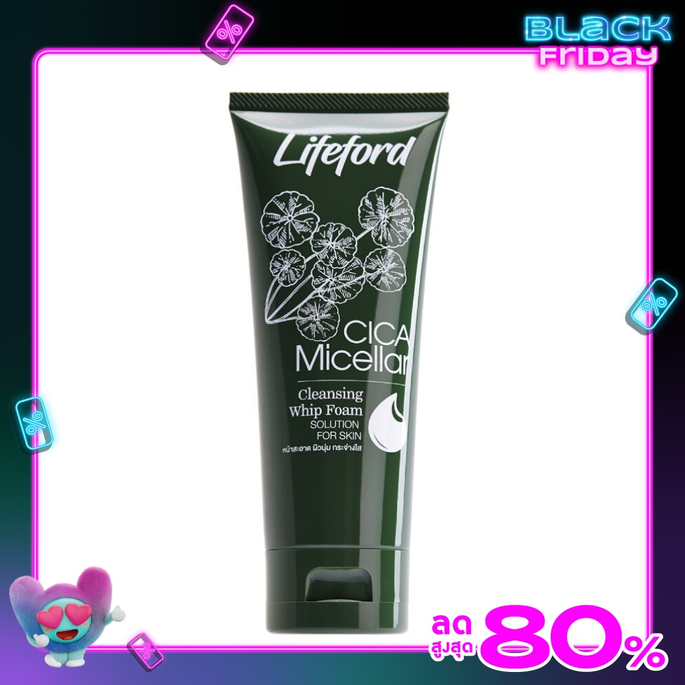 Lifeford Cica Micellar Cleansing Whip Foam 150 ml.