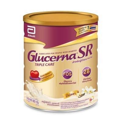 Glucerna - กลูเซอร์น่า เอสอาร์ วานิลลา 800 กรัม