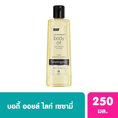 Neutrogena ออยทาผิว Neutrogena Body Oil นูโทรจีน่า บอดี้ ออยล์ ไลท์ เซซามี่ 250 มล.