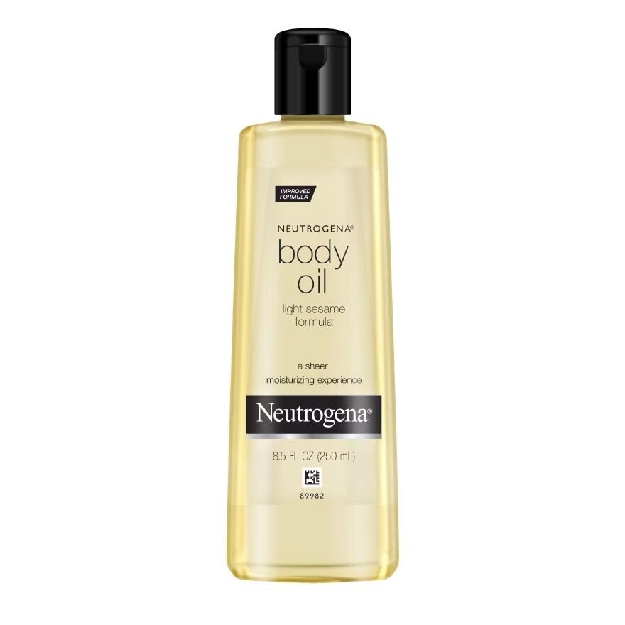 ออยทาผิว Neutrogena Body Oil นูโทรจีน่า บอดี้ ออยล์ ไลท์ เซซามี่ 250 มล.