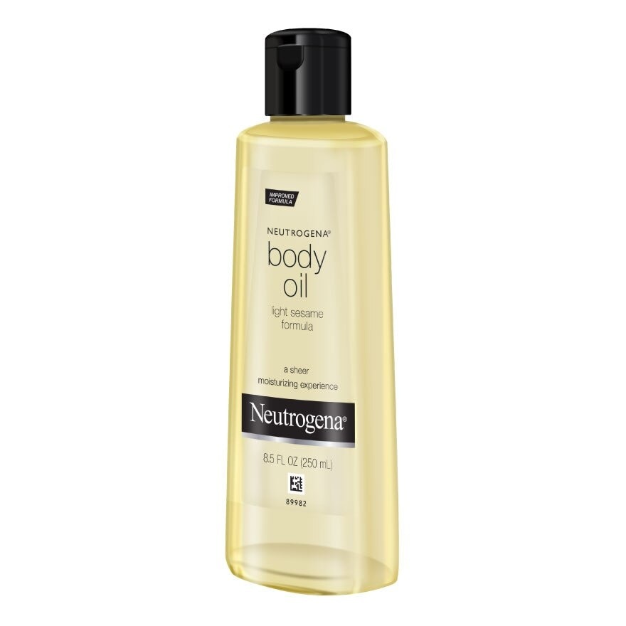 ออยทาผิว Neutrogena Body Oil นูโทรจีน่า บอดี้ ออยล์ ไลท์ เซซามี่ 250 มล.