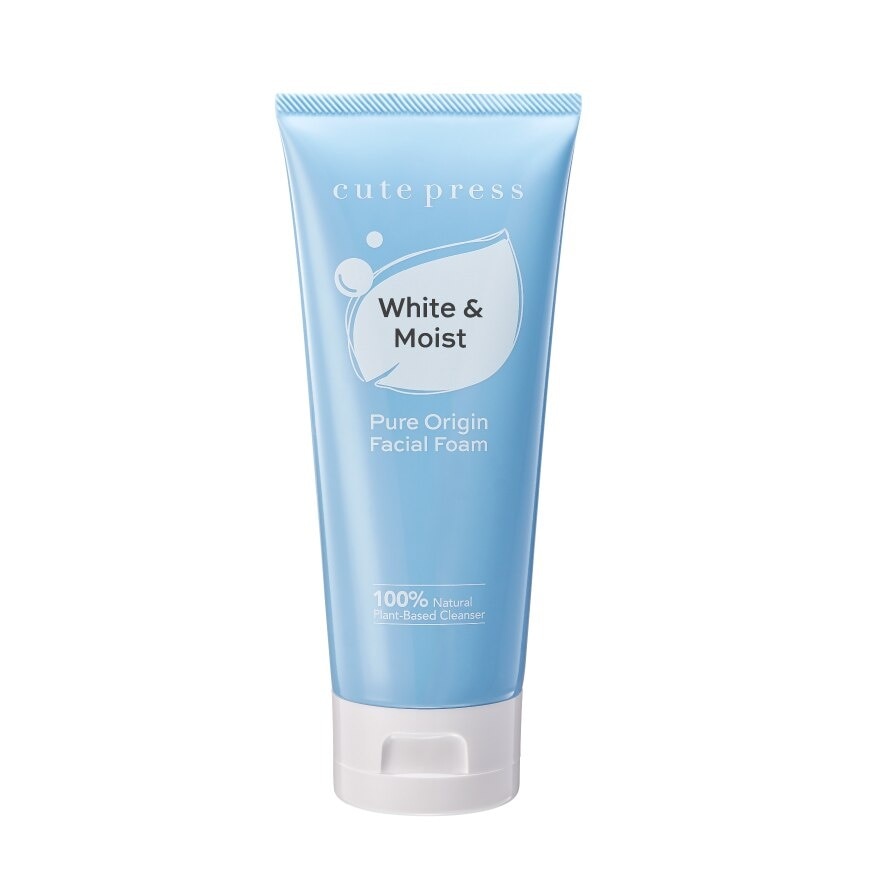 Cute Press Pure Origin White  Moist Facial Foam 120 G.