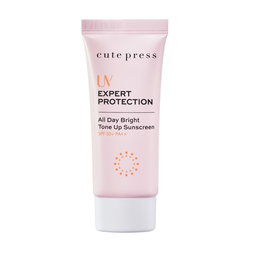 Cute Press UV Expert Protection All Day Bright Tone Up Sunscreen SPF50+ PA++ 30 G.