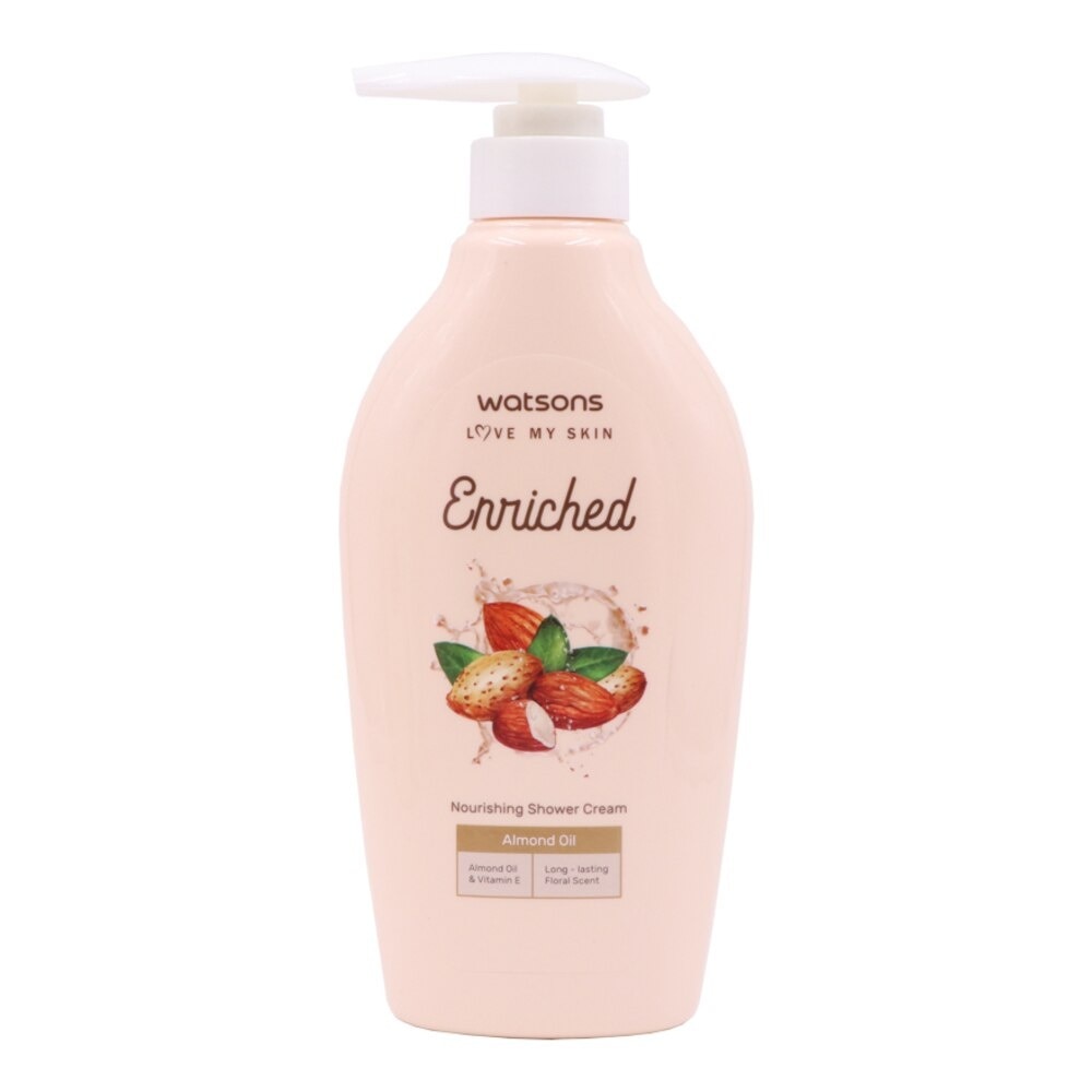 Watsons Watsons Enriched Almond Oil Nourishing Shower Cream 400ml