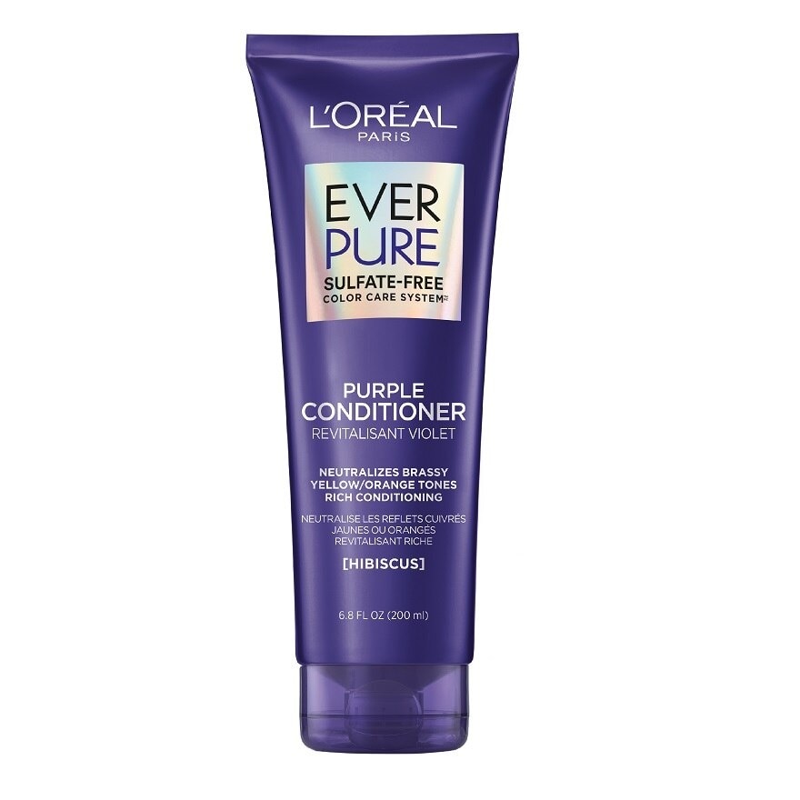 L'oreal Ever Pure ลอรีอัล เอเวอร์เพียว แบรส โทนนิ่ง เพอร์เพิล คอนดิชั่นเนอร์ 200 มล.