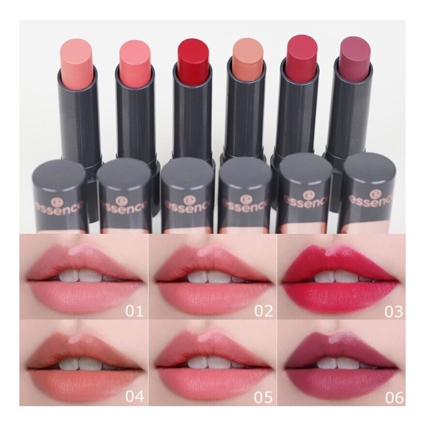 Essence MY POWER IS WATER Matt Lipstick Nr. 04 Dance With The Waves! - 3,5g Mattier Lippenstift In Rot