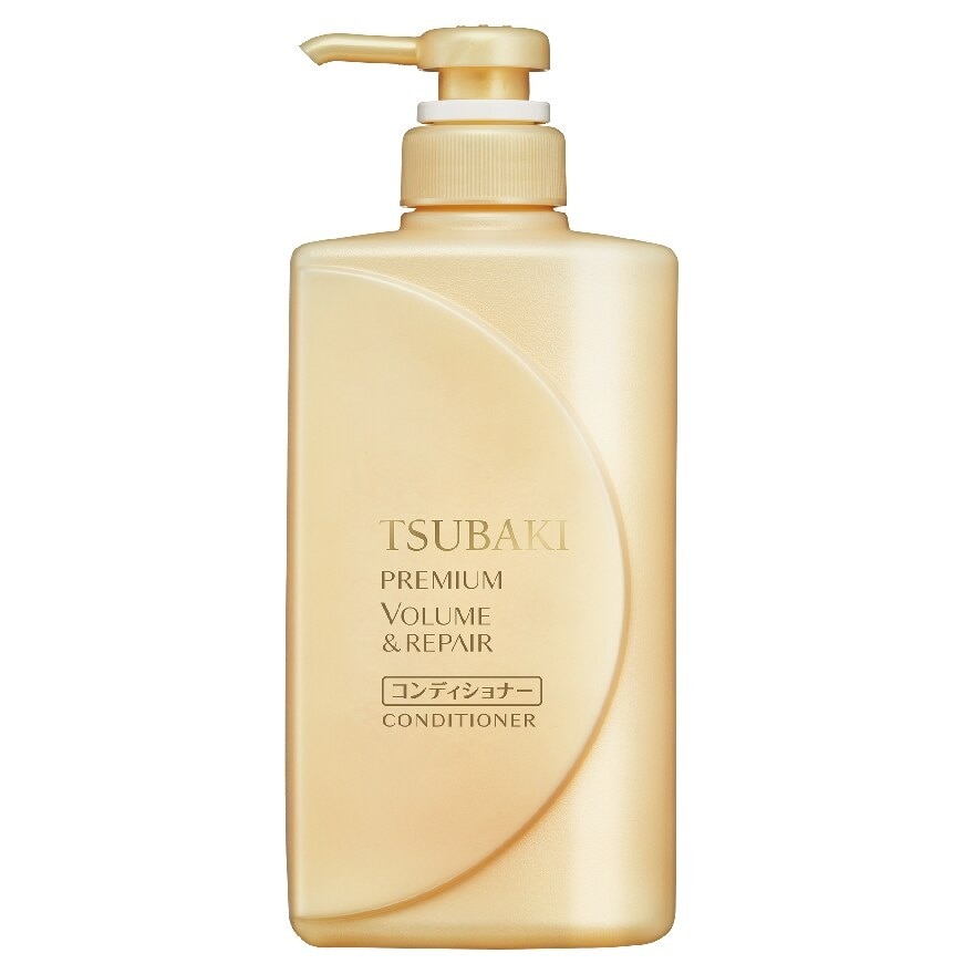 Tsubaki Conditioner Premium Volume  Repair 490 Ml. ผมมีวอลลุ่ม พลิ้วสวย