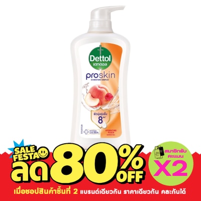 Dettol เดทตอล เจลอาบน้ำ โปรสกิน ไฮเดรทติ้ง พีช 450 กรัม image