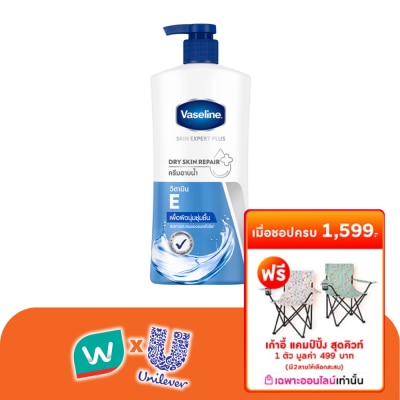Vaseline - วาสลีน บอดี้ วอช สกิน เอ็กซ์เพิร์ท พลัส ดราย สกิน รีแพร์ 430 มล. ครีมอาบน้ำ
