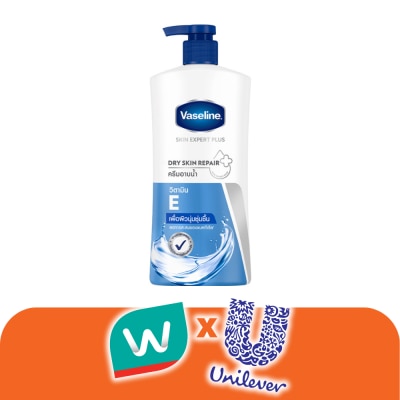 Vaseline - วาสลีน บอดี้ วอช สกิน เอ็กซ์เพิร์ท พลัส ดราย สกิน รีแพร์ 430 มล. ครีมอาบน้ำ