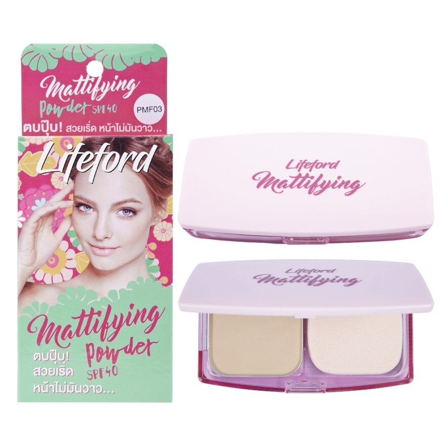 Lifeford Mattifying Powder SPF40 12g. PMF03