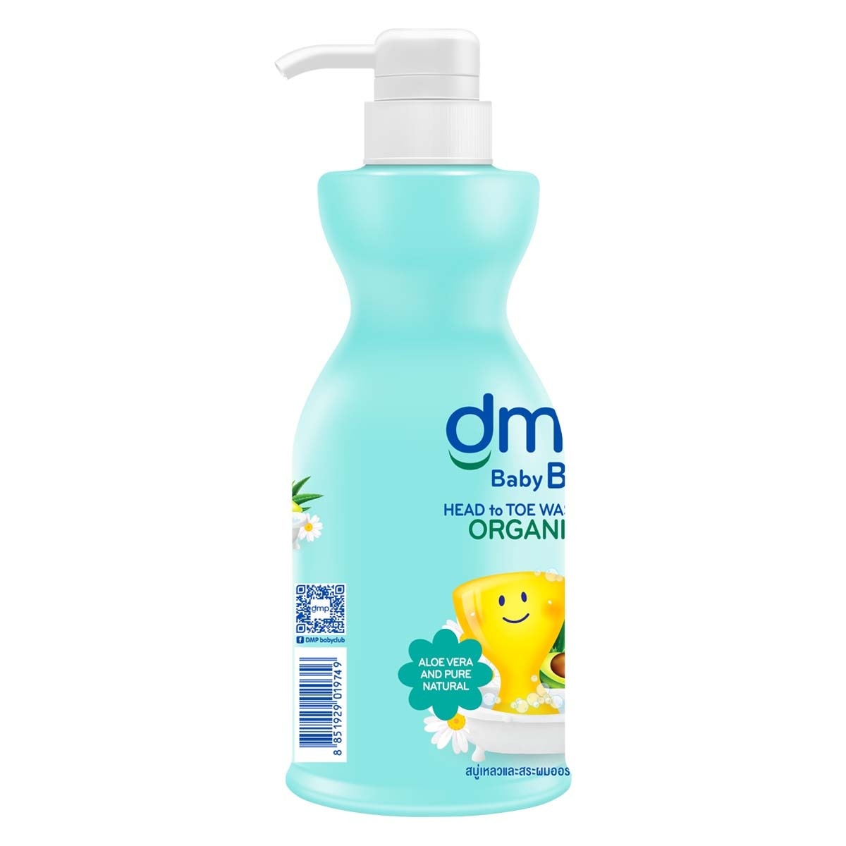 DMP Organic PH 5.5 Hair and Body Baby Bath Pure Natural 480 Ml. + 250 Ml. (Onpack)