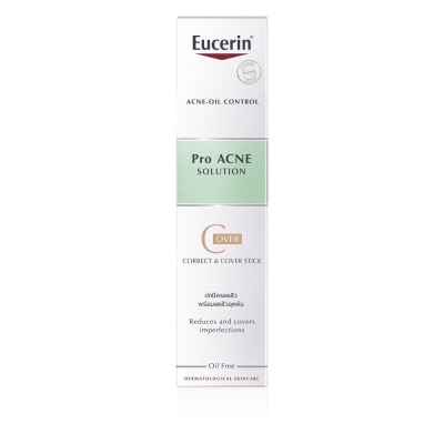 Eucerin ยูเซอริน โปร แอคเน่ โซลูชั่น คอร์เร็ค แอนด์ คัฟเวอร์ สติ๊ก 2 กรัม