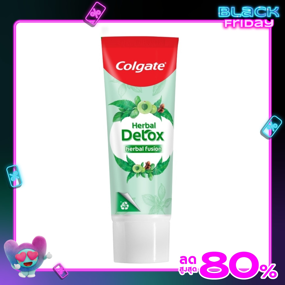 Colgate คอลเกต ยาสีฟัน สมุนไพร ดีท็อกซ์ 120 กรัม