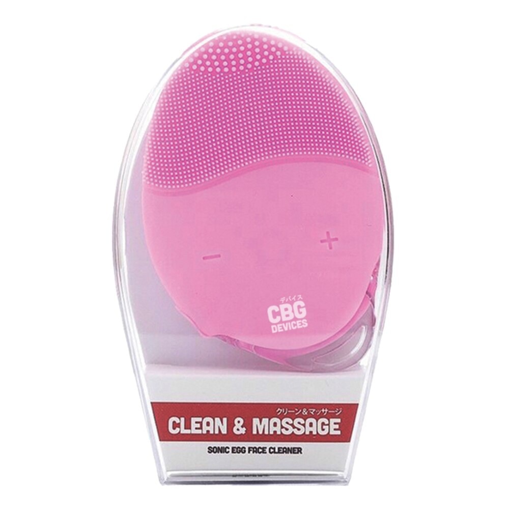 CBG Devices 15 Levels Sonic Egg Face Cleaner Pink 1pcs.