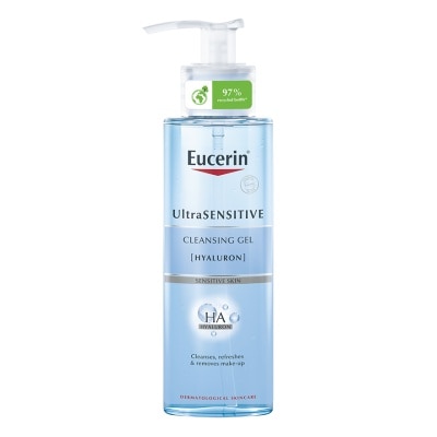Eucerin ยูเซอริน อัลตร้าเซ็นซิทีฟ [ไฮยาลูรอน] คลีนซิ่ง เจล 200มล.