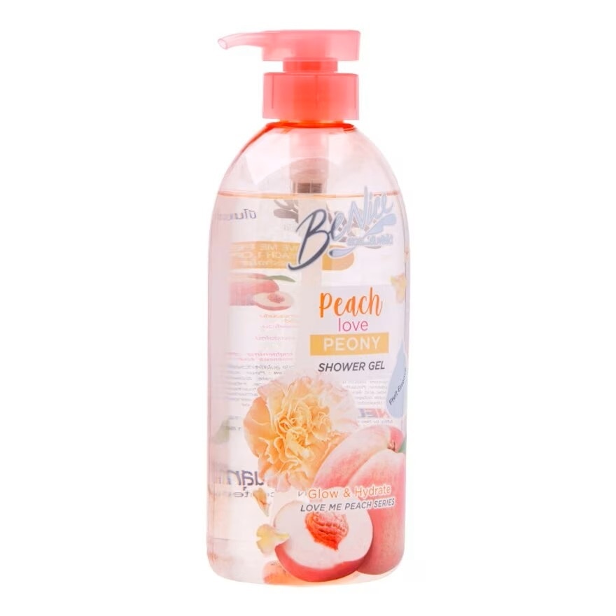 Benice บีไนซ์ ชาวเวอร์ เจล พีช เลิฟ พีโอนี่ 450 มล.
